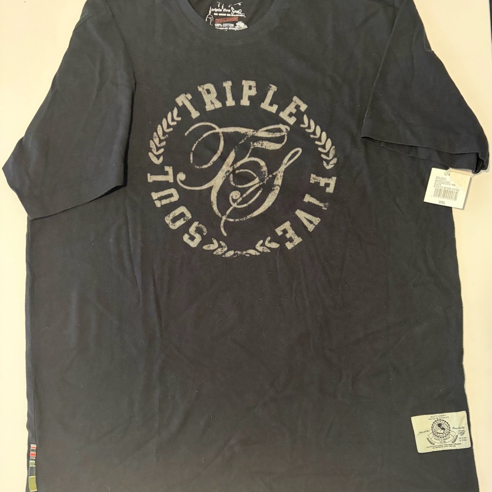 Triple Five Soul Charcoal Gray Men's Tee